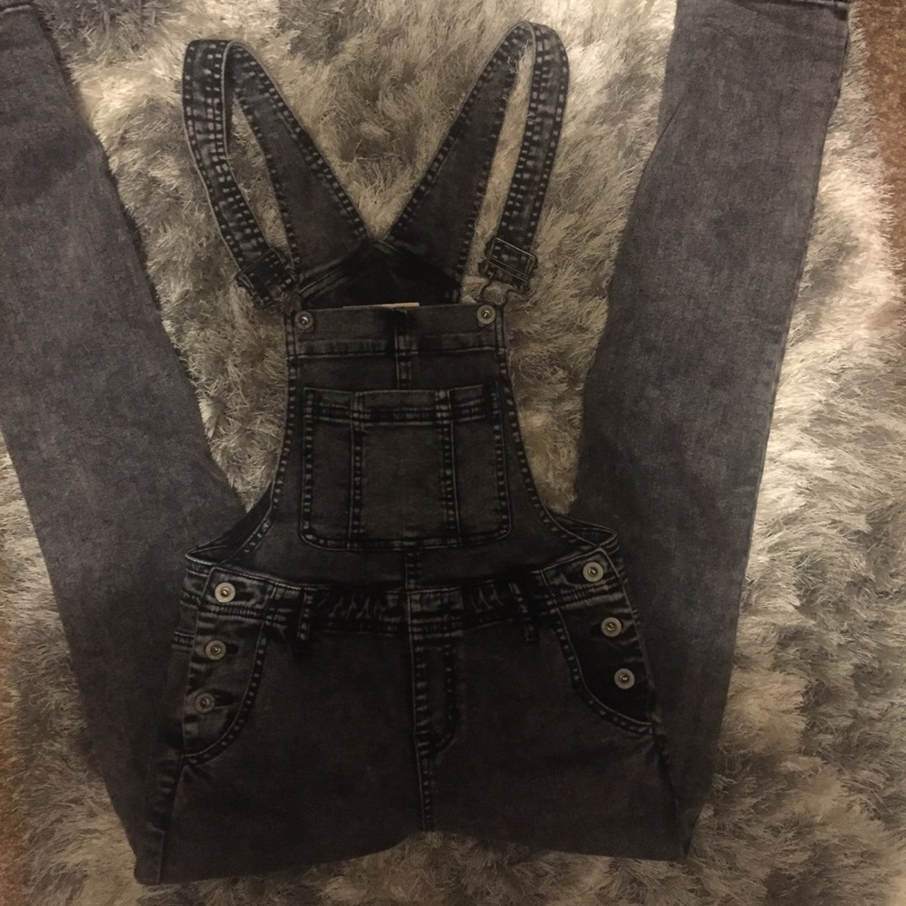 Denim Overalls.